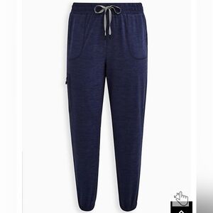 Torrid Happy Camper Navy Brushed Space Dye Hiking Jogger Pants 0X US 12